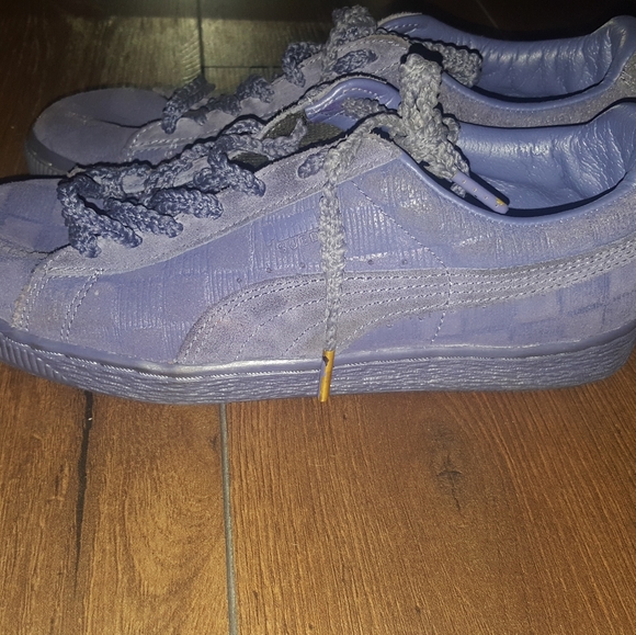 Solange Knowles Classic Blue Suede Puma 7 1/2 - Picture 2 of 3